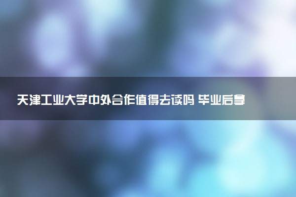 天津工业大学中外合作值得去读吗 毕业后拿什么学位